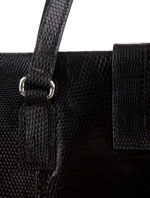 Calvin Klein Collection Lizard Handle Bag