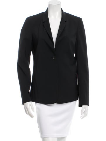Calvin Klein Collection Wool Single-Button Blazer