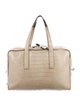 Calvin Klein Collection Crocodile Weekender Travel Bag