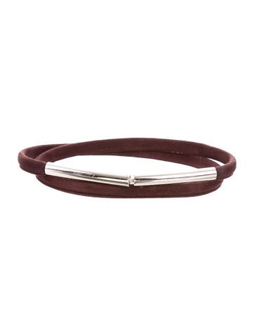 Calvin Klein Collection Suede Embellished Belt