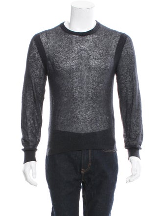 Calvin Klein Collection Semi-Sheer Wool-Blend Sweater