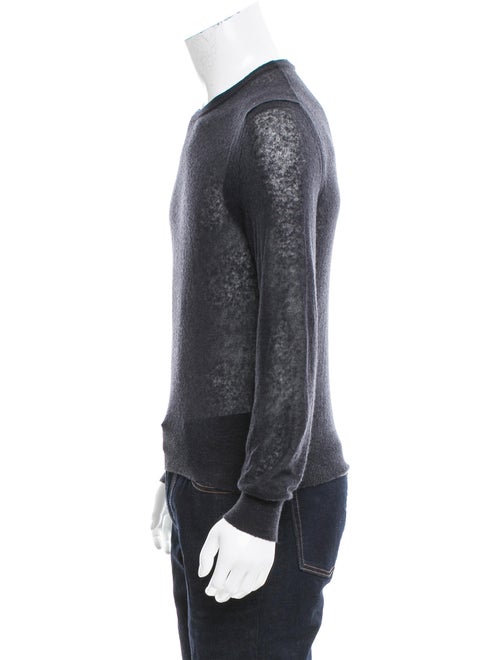 Calvin Klein Collection Semi-Sheer Wool-Blend Sweater