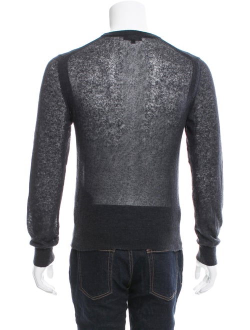 Calvin Klein Collection Semi-Sheer Wool-Blend Sweater