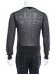 Calvin Klein Collection Semi-Sheer Wool-Blend Sweater