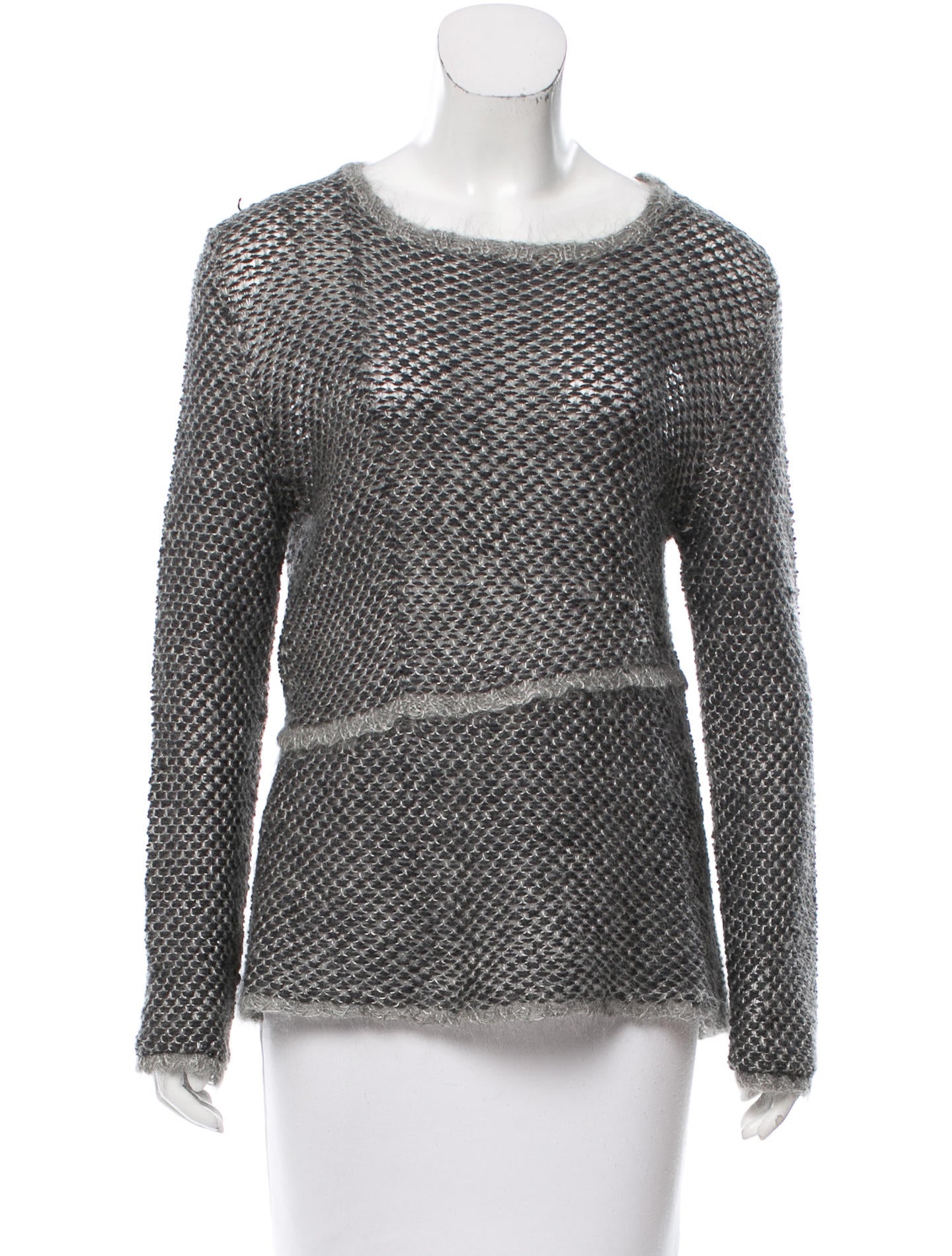 calvin klein collection metallic abstract sweater clothing cal27460 the realreal calvin klein collection metallic abstract sweater clothing cal27460 the realreal