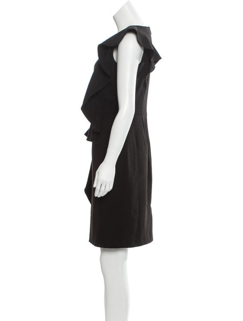 Calvin Klein Ruffle Knee-Length Dress