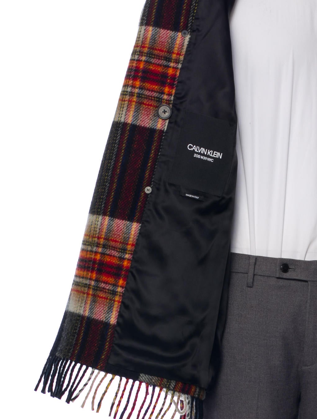 Calvin Klein Collection Calvin Klein 205W39NYC x Pendleton Fringe