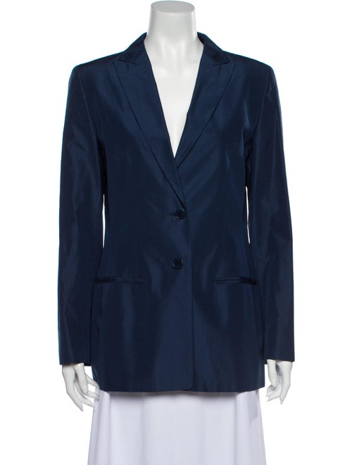 Calvin Klein Collection Silk Blazer Blue