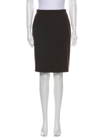 Calvin Klein Collection Wool Knee-Length Skirt