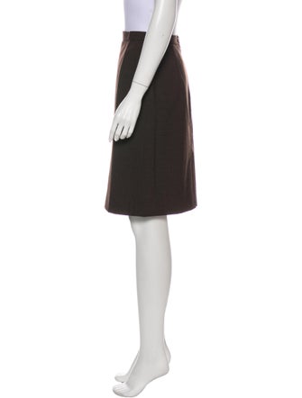 Calvin Klein Collection Wool Knee-Length Skirt