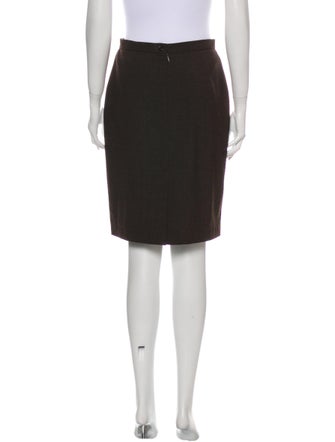 Calvin Klein Collection Wool Knee-Length Skirt