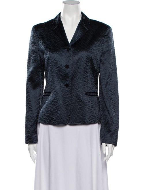 Calvin Klein Collection Silk Blazer Blue