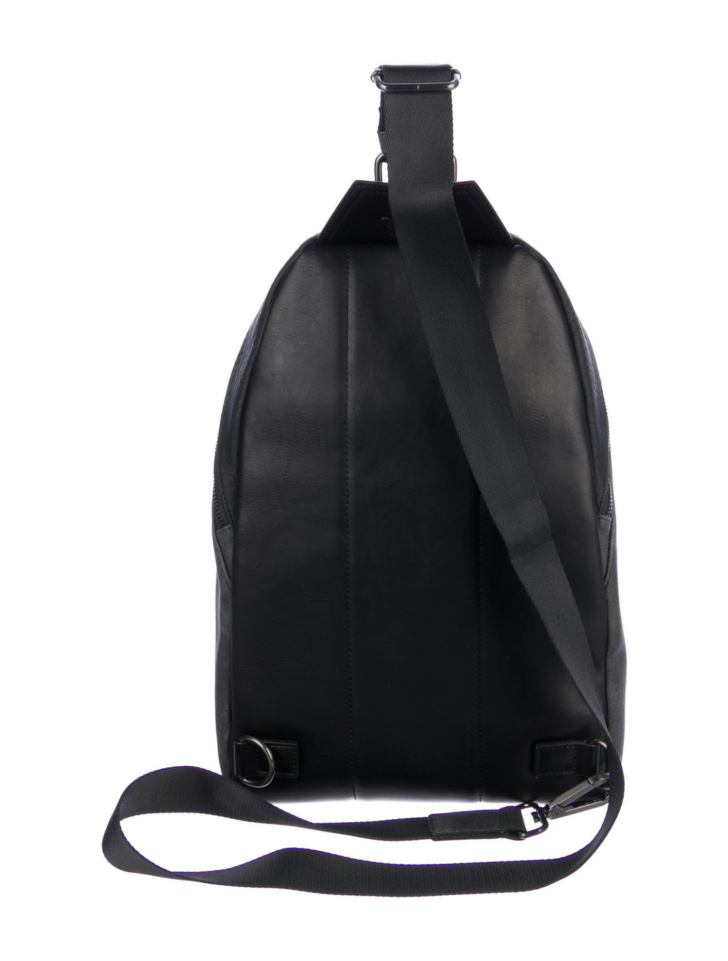 Calvin Klein Collection SuedeTrimmed Leather Messenger Bag w/ Tags Black Messenger Bags, Bags