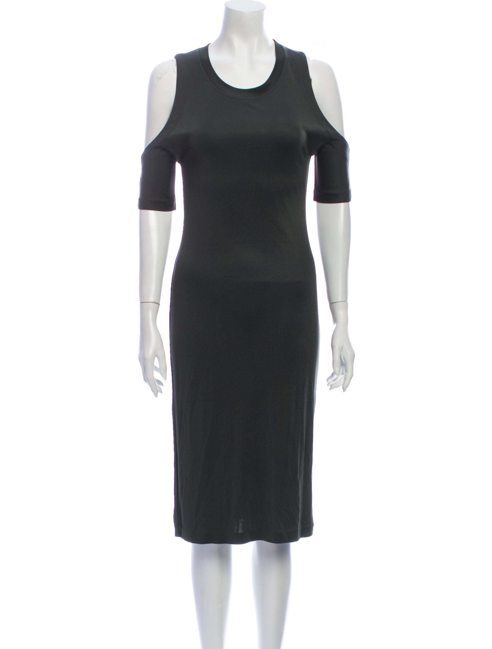 Calvin Klein Collection Scoop Neck Midi Length Dress w/ Tags
