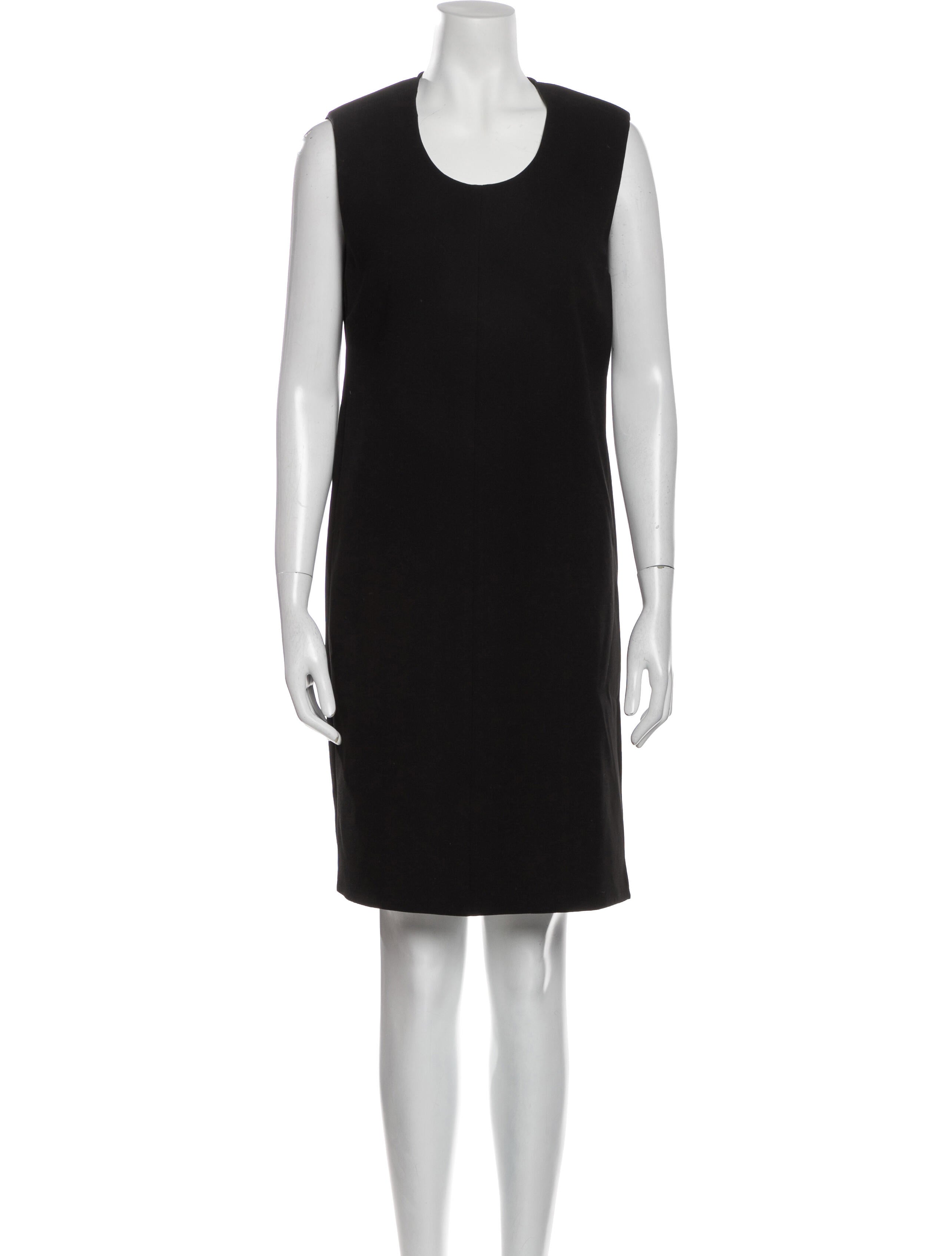 Calvin Klein Collection Scoop Neck Knee-Length Dress