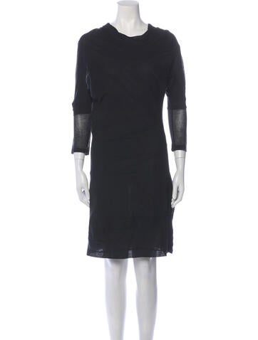 Calvin Klein Collection Dresses Cowl Neck Knee-Length Dress US 2 | XS