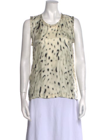 Calvin Klein Collection Tops 2016 Animal Print Top IT 40 | S