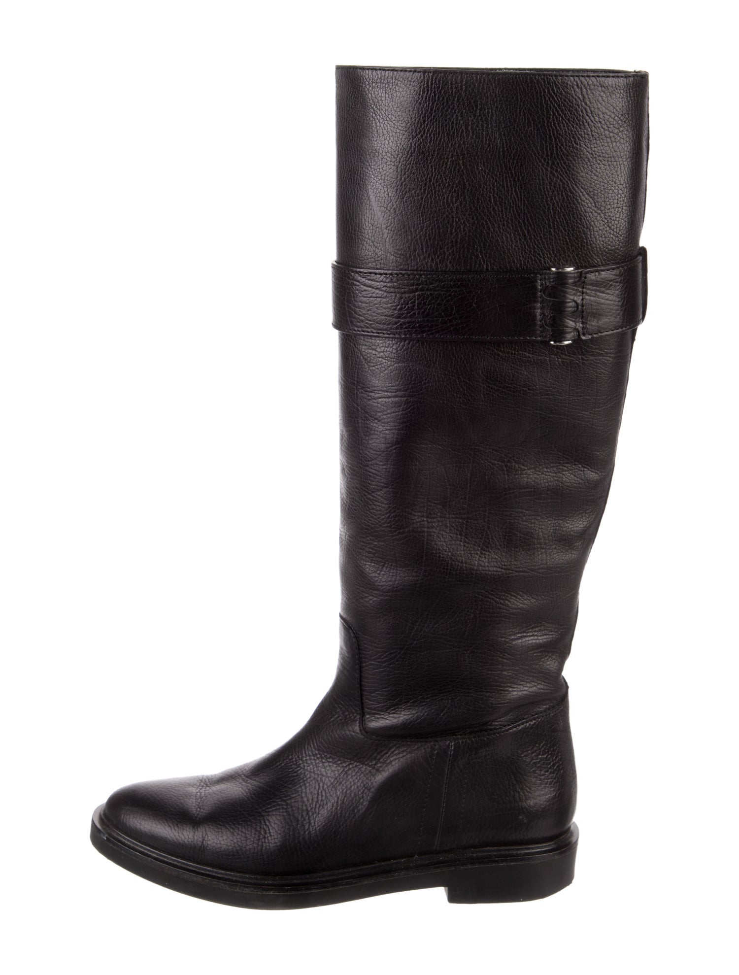 Calvin Klein Collection Leather Riding Boots