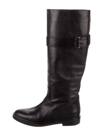 Calvin Klein Collection Leather Riding Boots