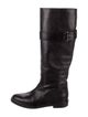 Calvin Klein Collection Leather Riding Boots