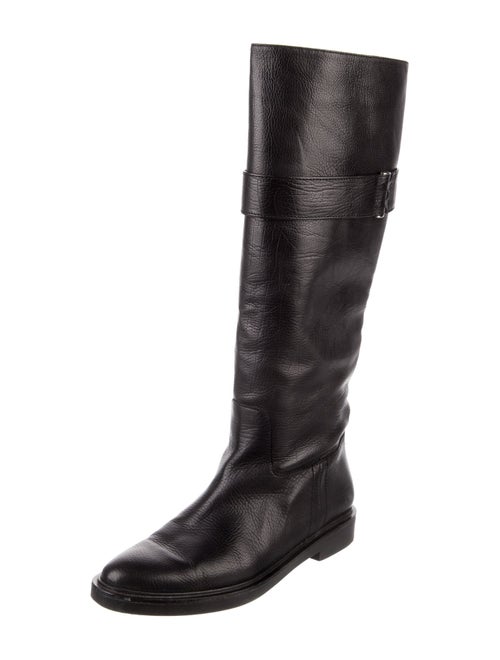 Calvin Klein Collection Leather Riding Boots