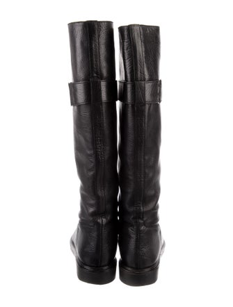 Calvin Klein Collection Leather Riding Boots