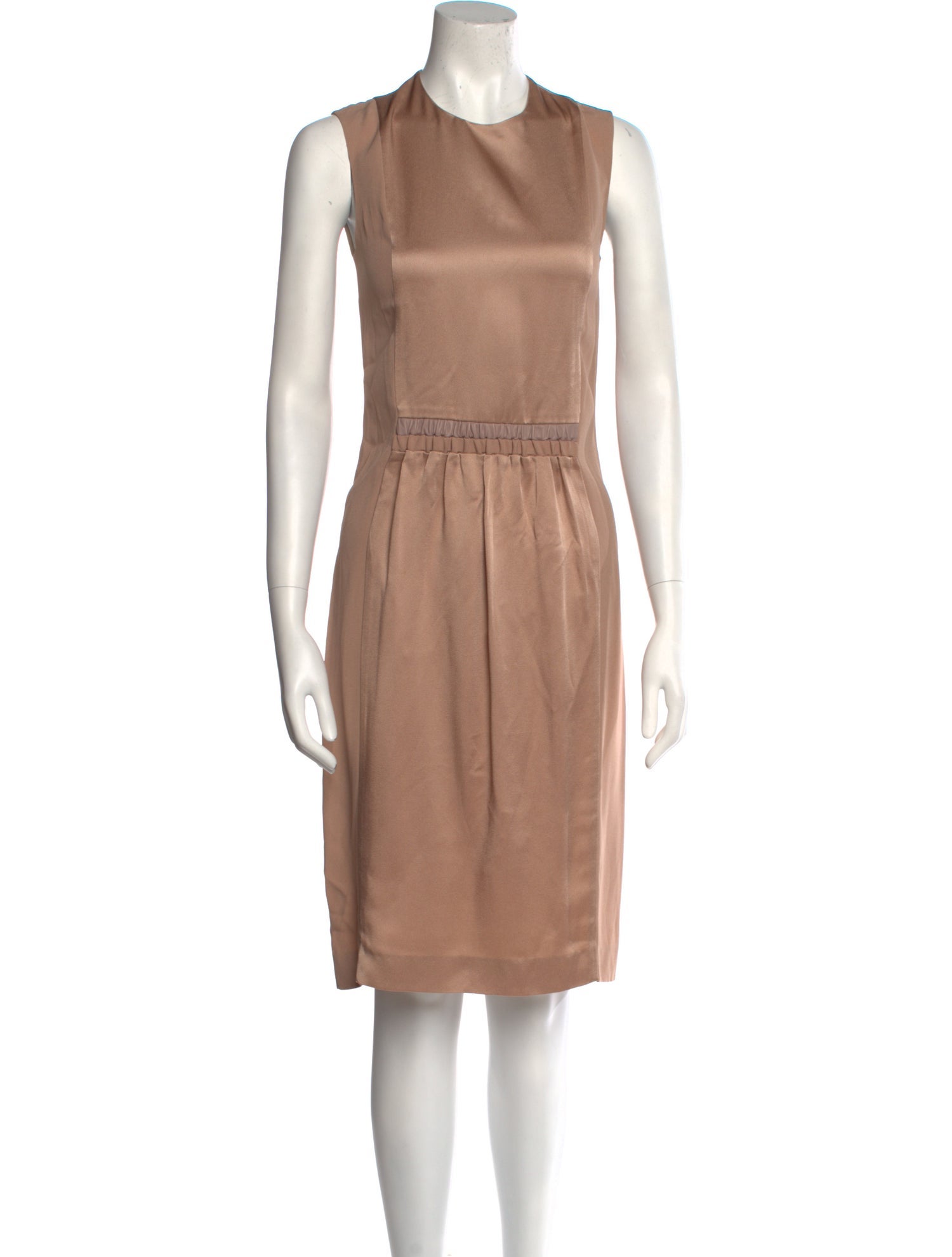 Calvin Klein Collection Crew Neck Knee-Length Dress