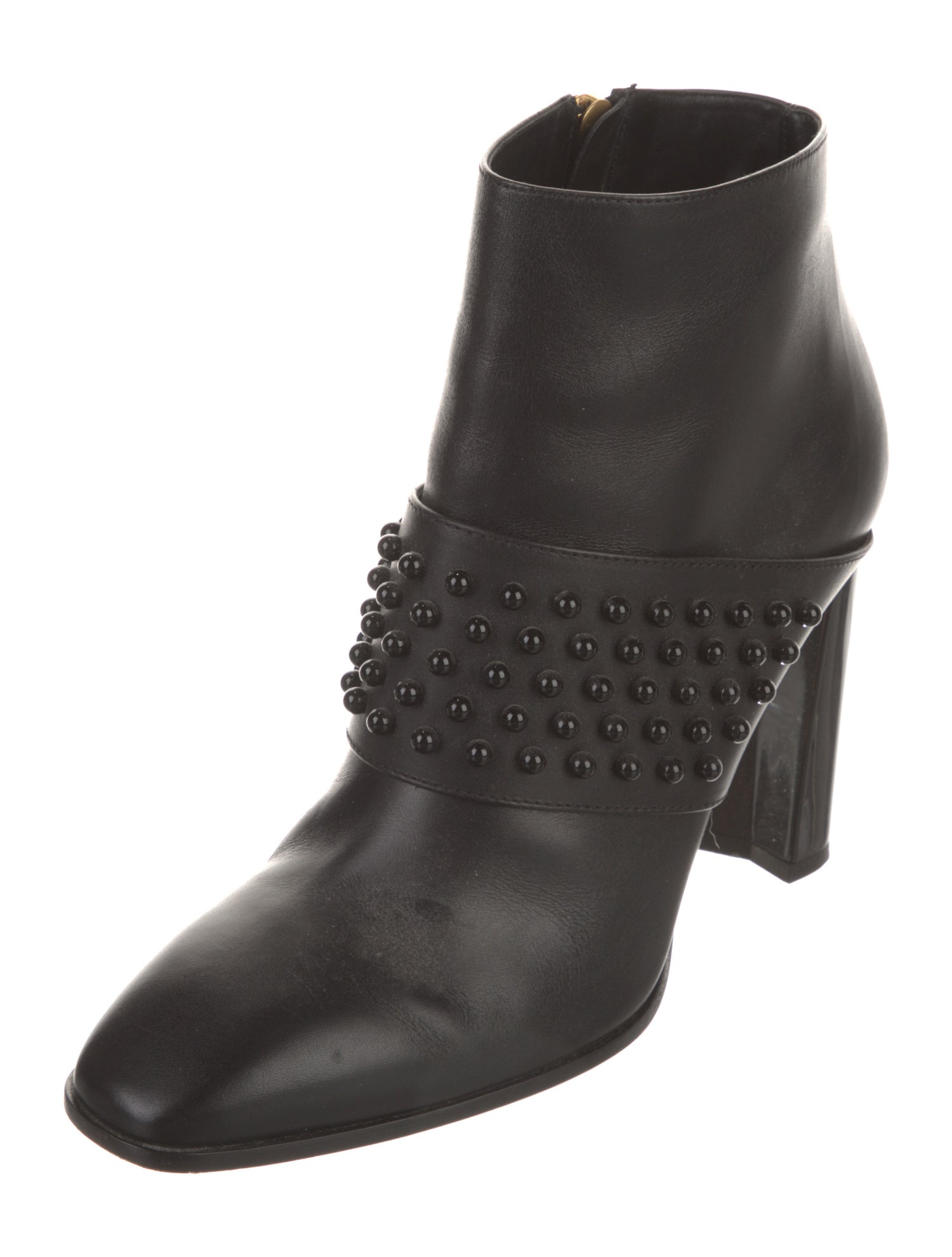 Calvin Klein Collection Leather Lace-Up Boots