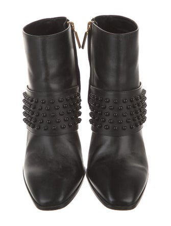 Calvin Klein Collection Leather Lace-Up Boots