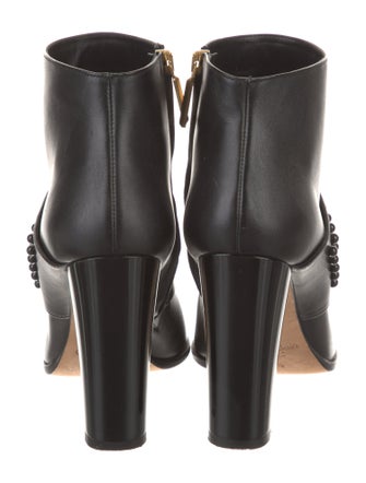 Calvin Klein Collection Leather Lace-Up Boots