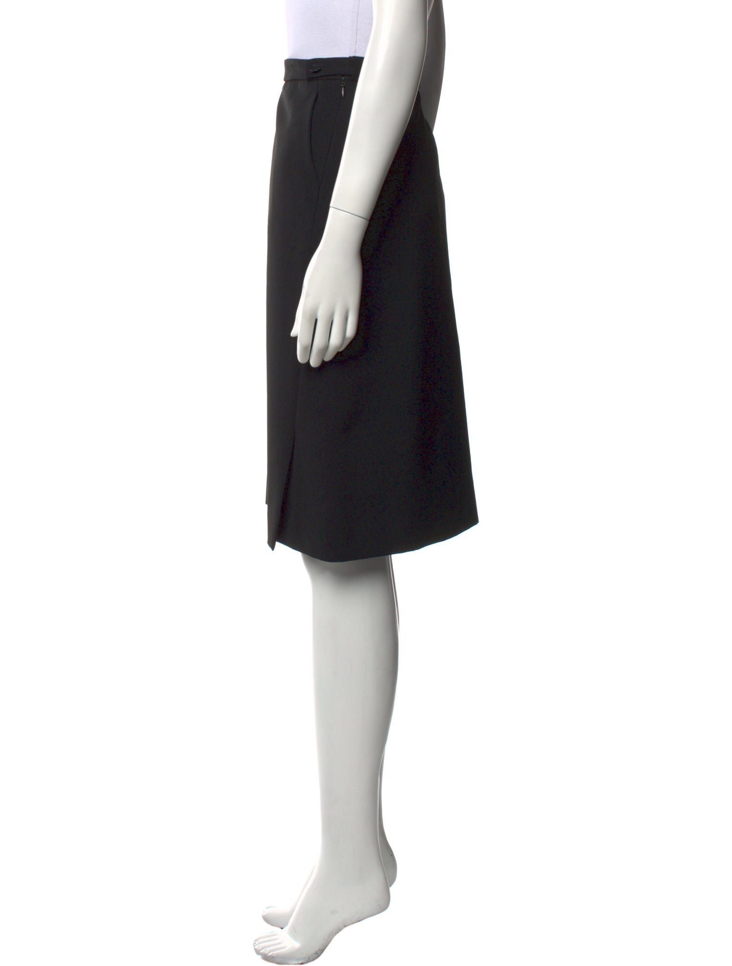 Calvin Klein Collection Virgin Wool Knee-Length Skirt
