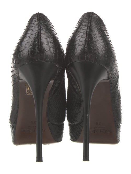 Calvin Klein Collection Snakeskin Animal Print Boots