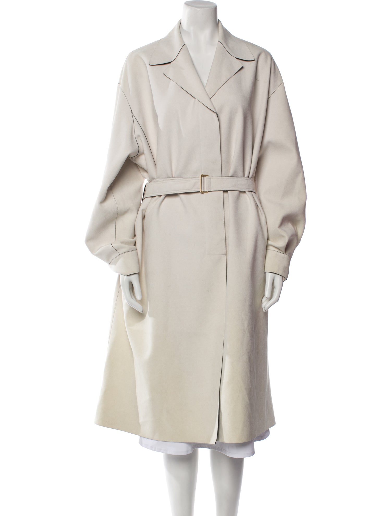 Calvin Klein Collection Leather Trench Coat