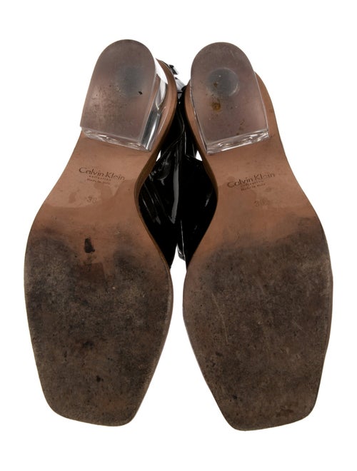 Calvin Klein Collection PVC Gladiator Sandals