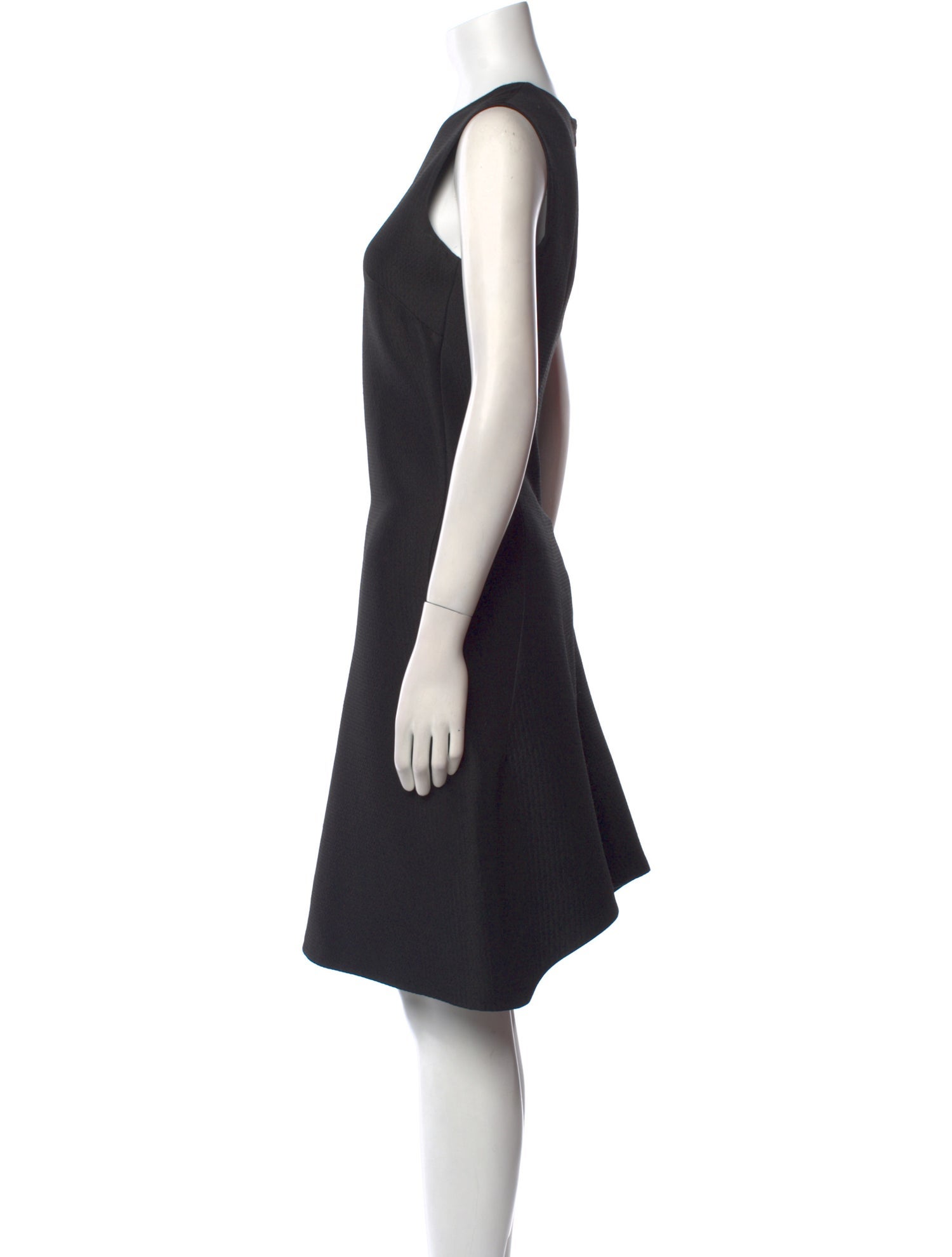 Calvin Klein Collection V-Neck Knee-Length Dress