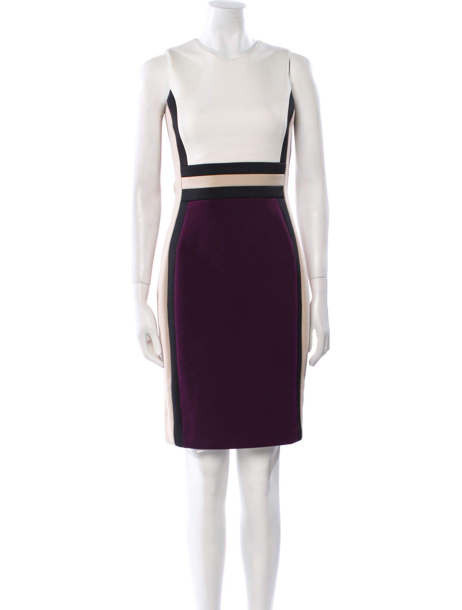 Calvin Klein Collection Crew Neck Mini Dress