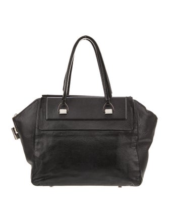 Calvin Klein Collection Leather Weekender Bag