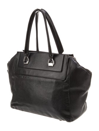 Calvin Klein Collection Leather Weekender Bag