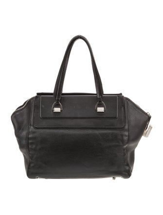 Calvin Klein Collection Leather Weekender Bag