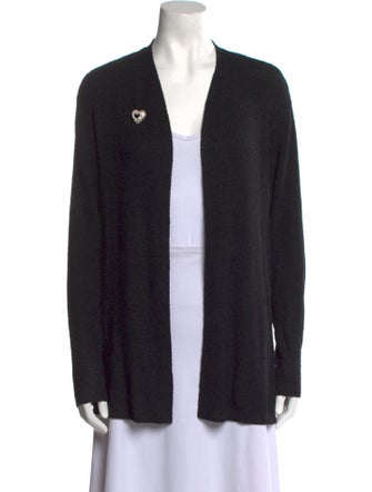 Calvin Klein Collection Silk Open Front Sweater