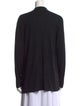 Calvin Klein Collection Silk Open Front Sweater