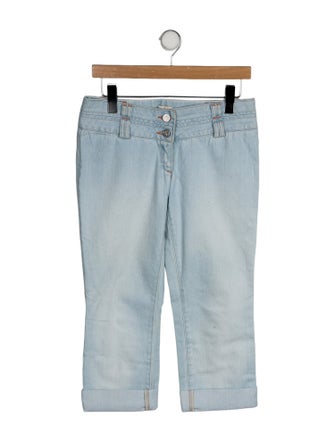Calvin Klein Collection Low-Rise Straight Leg Jeans