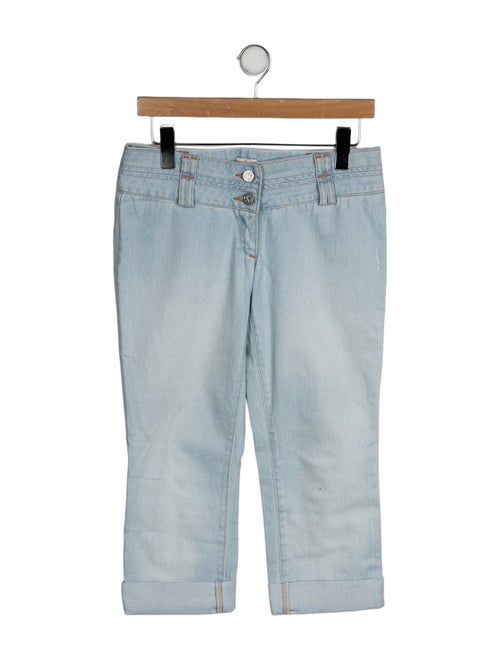 Calvin Klein Collection Low-Rise Straight Leg Jeans