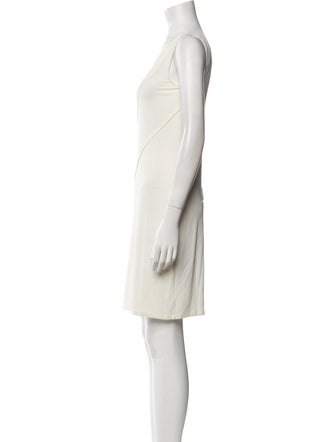 Calvin Klein Collection Scoop Neck Mini Dress