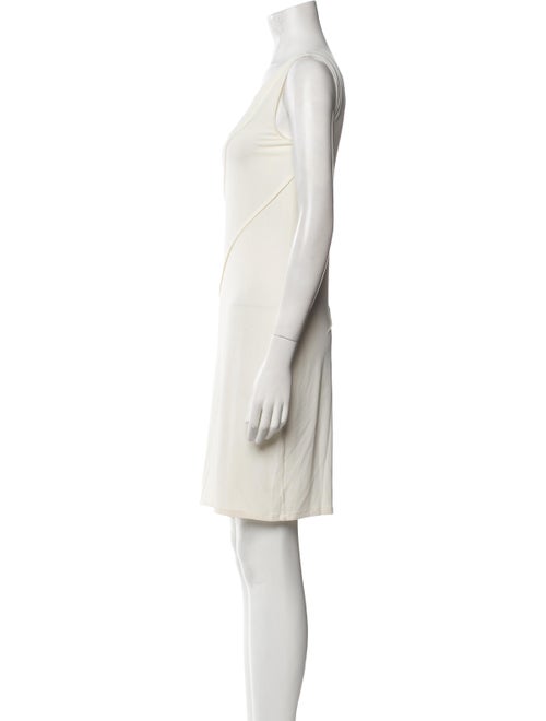 Calvin Klein Collection Scoop Neck Mini Dress