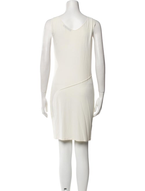 Calvin Klein Collection Scoop Neck Mini Dress