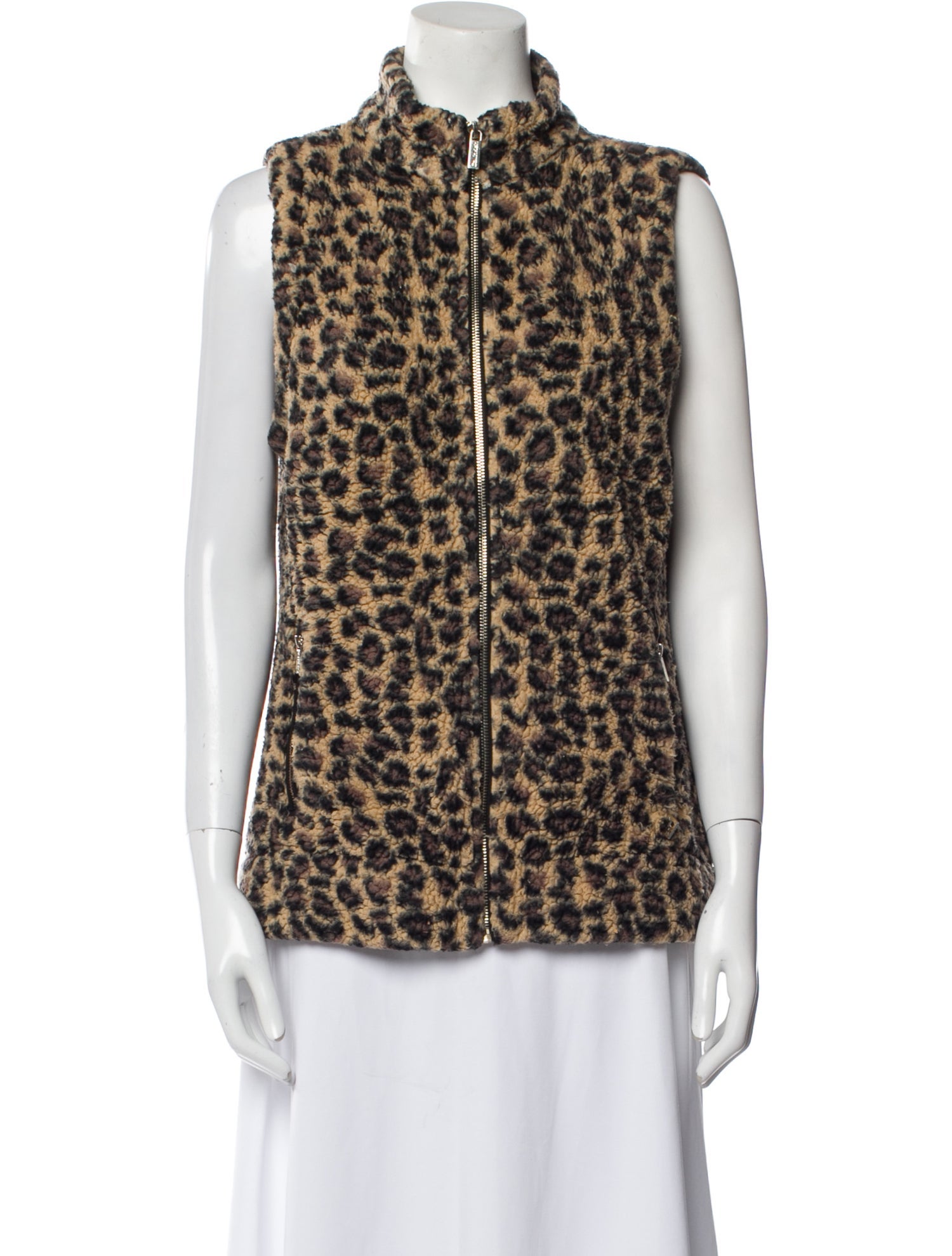 Calvin Klein Collection Animal Print Vest