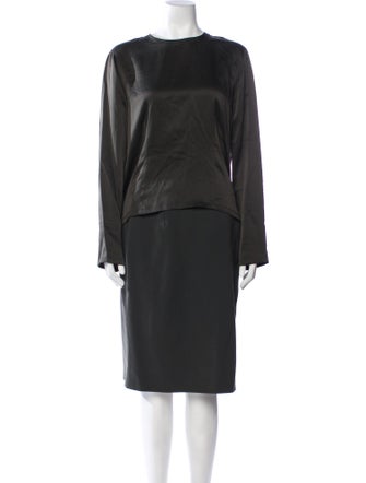 Calvin Klein Collection Silk Skirt Set