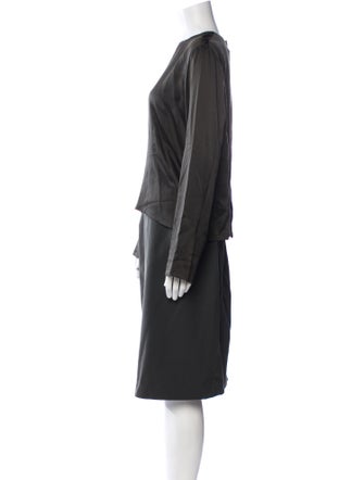 Calvin Klein Collection Silk Skirt Set