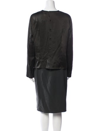 Calvin Klein Collection Silk Skirt Set